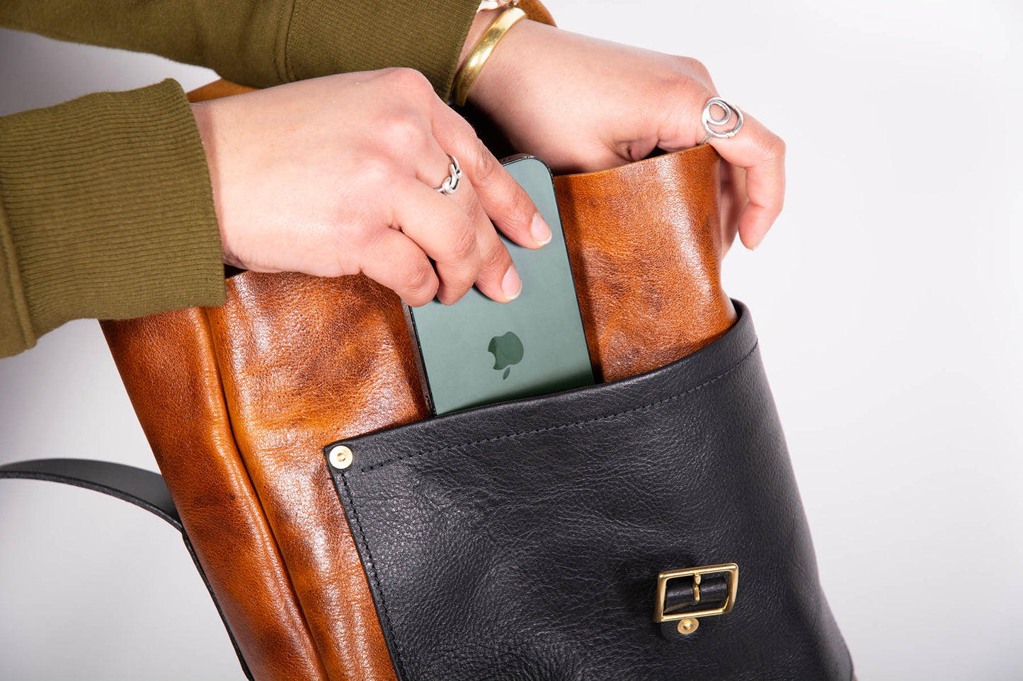 Dash | Leather Backpack