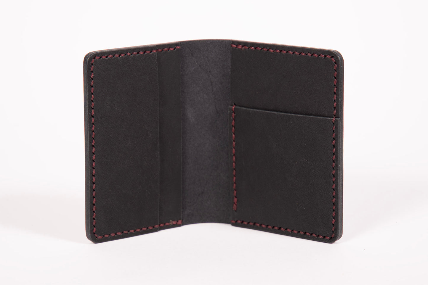 black leather wallet